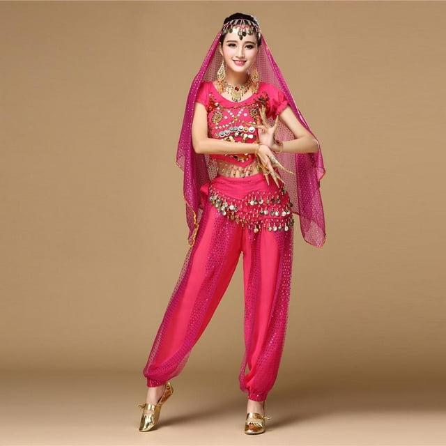 QIPOPIQ Clearance Women’s Pants Belly Dance Outfit Costume India Dance