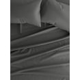 thumbnail image 5 of Queen, 4 Piece Embossed Hotel Style Bed Sheets in Gray by Comfort Canopy, 5 of 12