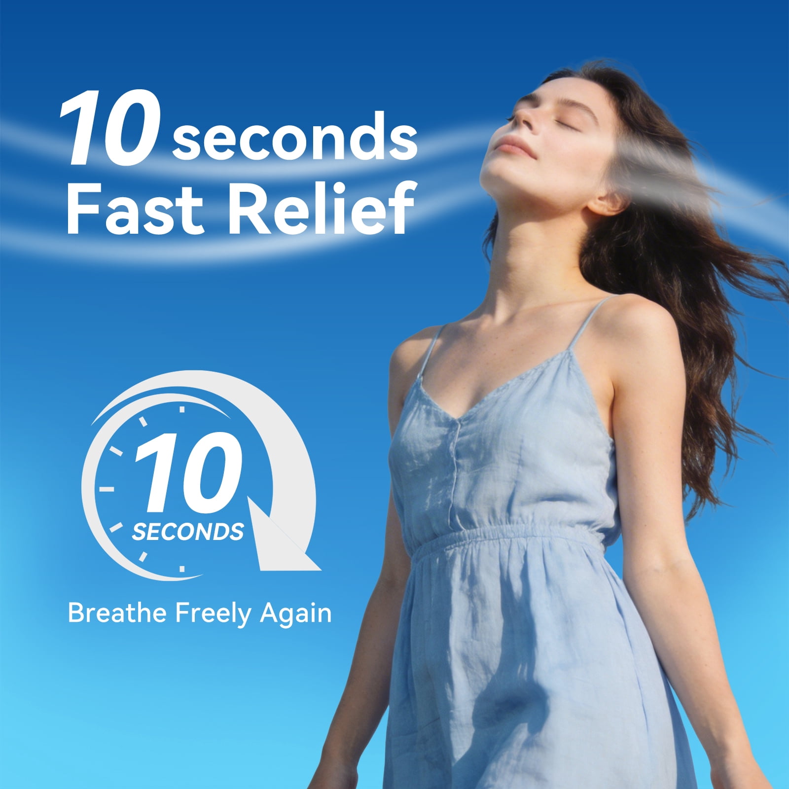 Nascool Nasal Irrigation System with 50 Salt Packets, Sinus Rinse Machine for Nasal Symptoms