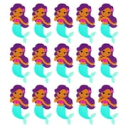 Hello Hobby Wood Mermaid Shapes, 15 Pre-Painted Wooden Mermaids, 4.4 in. x 2.3 in. Each