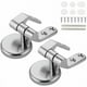 thumbnail image 1 of Bisagras elegantes para asiento de inodoro de aleación de zinc, diseño moderno para varios asientos de inodoro, duraderas y resistentes con superficie cromada y tornillos de acero inoxidable, fácil, 1 of 5