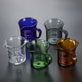 thumbnail image 4 of 70ml Mini Glass Measuring Cup with handle Shot Glass Espresso Jugs Measure Cup Glass Round Graduated Beaker Measuring Cup for Bar Party Wine Cocktail Drink Shaker Milk Coffee small, 4 of 7