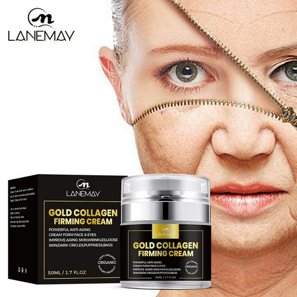 Fiudx Ofertas relampago Crema hidratante Facial en Retinol, Crema hidratante de día y noche para reducir las arrugas, Crema para el cuello en ácido hialurónico, cuidado de la Piel Facial