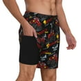 thumbnail image 3 of Daiia Monster Truck Mens Swim Trunks Swim Shorts Quick Dry Swim Shorts with Mesh Lining Pockets-XX-Large, 3 of 9