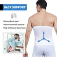 thumbnail image 5 of MISS MOLY Men's Compression Waist Control Belt Slimming Shapewear Band, 5 of 6