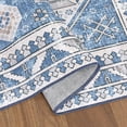 thumbnail image 5 of EastVita Distressed Modern Area Rug, Washable Abstract Area Rug, Traditional Area Rug Modern Design Floorcover Area Rug Home Decor Rug for Living Room Bedroom, Navy/Grey, 5 of 7