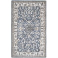 thumbnail image 2 of SAFAVIEH Stone Wash Pavel Floral Bordered Area Rug, Blue/Ivory, 4' x 6', 2 of 7