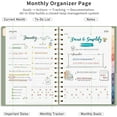 thumbnail image 2 of JUOJUOMHQ 2026-2027 Monthly Planner Medium Size 5.7" x 8.3" Agenda Calendar, 2 of 9