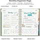 thumbnail image 2 of JUOJUOMHQ 2026-2027 Monthly Planner Medium Size 5.7" x 8.3" Agenda Calendar, 2 of 9