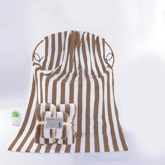Juego de toallas de terciopelo para adultos | Toallas de baño altamente absorbentes, suaves y cómodas | 100% poliéster, Verde Azul Rosa Marrón | 1 toalla de baño 29,5x47,2 pulgadas y 1 toalla facial