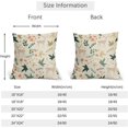 thumbnail image 4 of Deer Fall Pillow Covers 20x20 Set of 2 Green Cream Maple Leaf Autumn Outdoor Christmas Pillows Case Animal Print Pattern Decorative Xmas Cushion Cover Rustic Decoration Farmhouse Sofa Couch Bed Decor, 4 of 4
