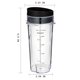 thumbnail image 4 of Vasos para batidora Challithe QB3001SS/ QB3000SS 480 ml, paquete de 2, 4 of 5