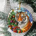 thumbnail image 2 of Tiger Stained Glass Ornaments, Tiger Ornament,Tiger Christmas Tree Ornament, Tiger Xmas Decorations I7eDtE, 2 of 5