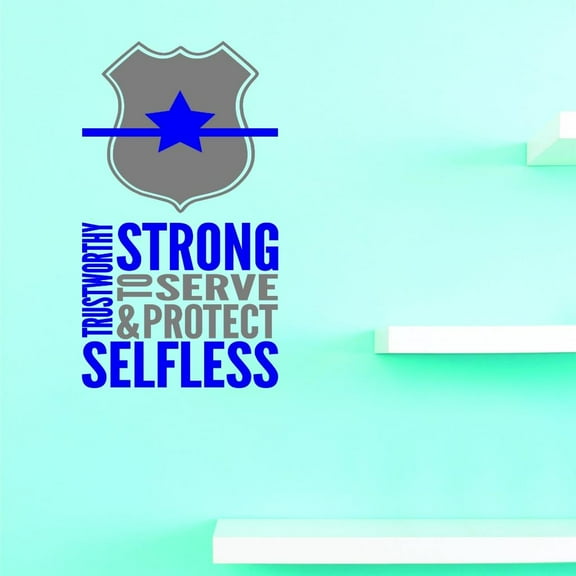 Custom Decals Strong To Serve Wall Art Size: 12 X 18 Inches Color: Multi