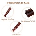 thumbnail image 2 of Magic Wand CharmRegion Wooden Wizard, madera tallada a mano, 37 cm, 2 of 6