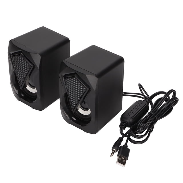 PC Speakers, Adjustable Portable Desktop Speaker For 3.5mm Headphone Jack For Home For Office