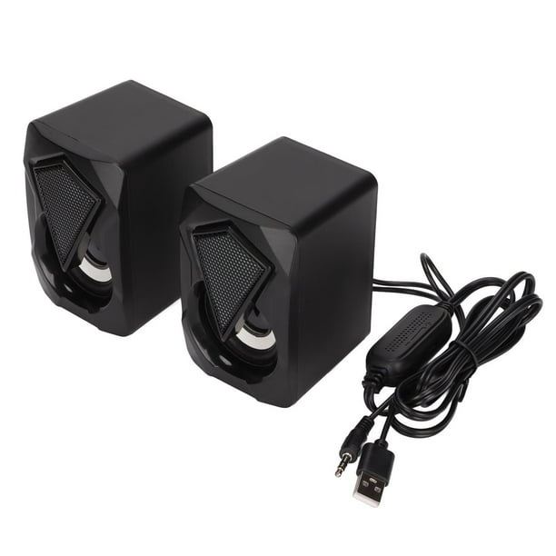 Accesorios de computadora, altavoz de escritorio X2 Altavoces de PC con cable USB Altavoces de escritorio con alimentación USB Tecnología avanzada