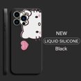 thumbnail image 1 of Funda de teléfono Hello Kitty Kuromi para Funda iPhone 13 12 11 Pro Max Mini X XR XS Max 6 6s 7 8 Plus funda de silicona líquida xuanjing unisex, 1 of 2