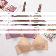 thumbnail image 2 of MEICHEN Wireless Everyday Bra for Women Print Comfort No Underwire Adjustable Strap Full Coverage Tshirt Bras, 2 of 8