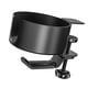 thumbnail image 1 of Soporte para auriculares de escritorio, soporte para tazas y soporte para auriculares para escritorios y estaciones de trabajo. negro, 1 of 9