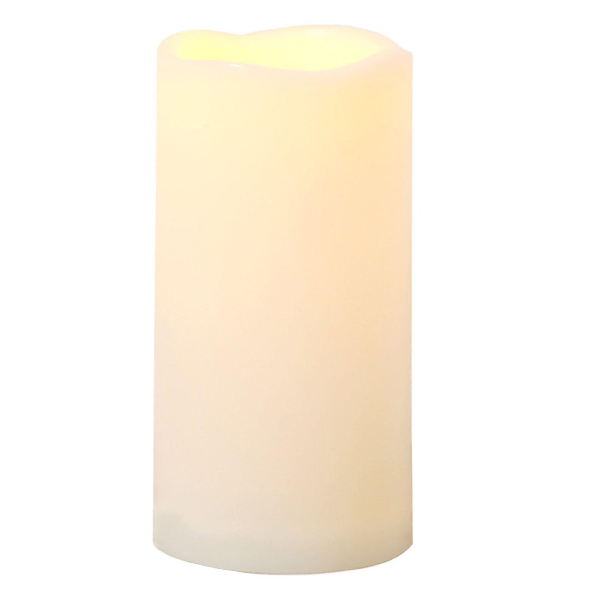 Flickering Flameless Resin Pillar LED Candle Lights Battery Operated Home/Party 