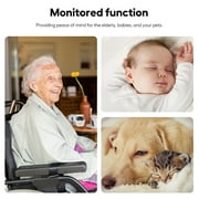 Audio Baby Monitor with Rechargeable Battery, Full-Duplex Wireless Intercom with 1000Ft Range, Baby Monitor Audio Only with Clear Sound, Two-Way Talk - for Home, Kids, Elderly, Pets, Indoor/Outdoor