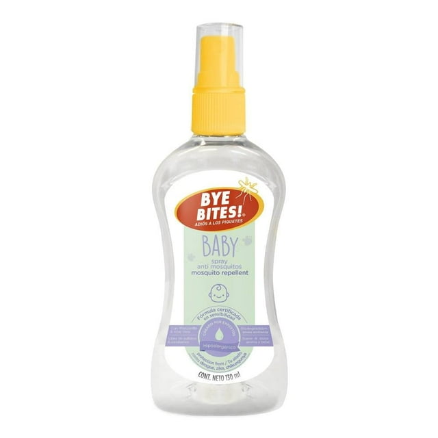 Spray repelente de insectos Bye Bites! Baby fórmula hipoalergénica 130 ml