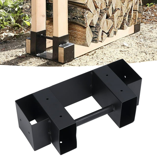 Firewood Holder Outdoor, Firewood Rack Safe Widely Applicable Easy Installation for Home for Courtyard for Backyard