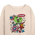 thumbnail image 3 of Marvel The Avengers - USA Sketch - Women's French Terry Pullover Sweatshirt, 3 of 5