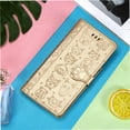 thumbnail image 3 of Funda Cartera FOXDOCK para Samsung Galaxy S22 , Flip PU con Relieve de Gatos y Perros, Tarjetero y Soporte, 3 of 6