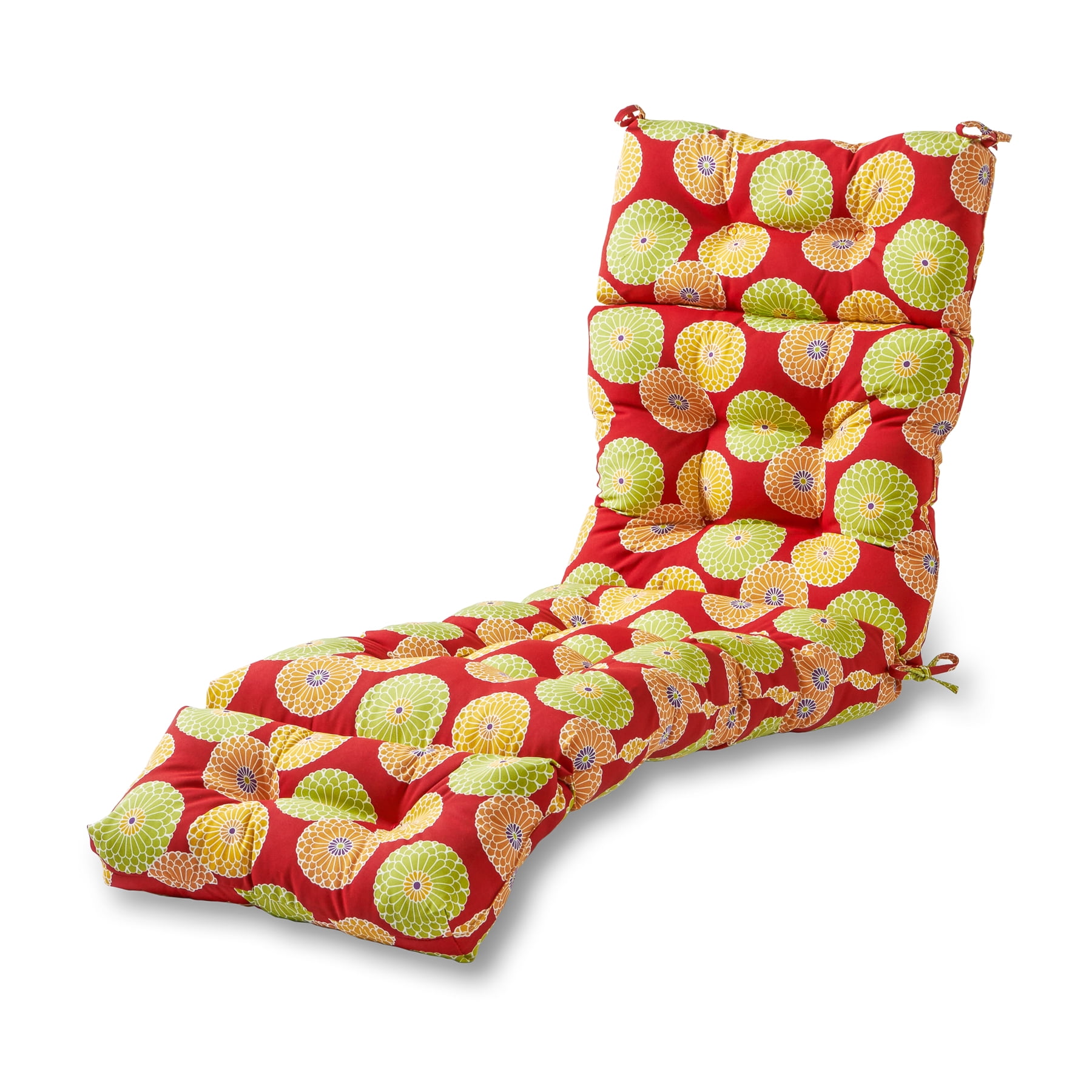 Floral Medallion 72 x 22 in. Outdoor Chaise Lounge Cushion Walmart