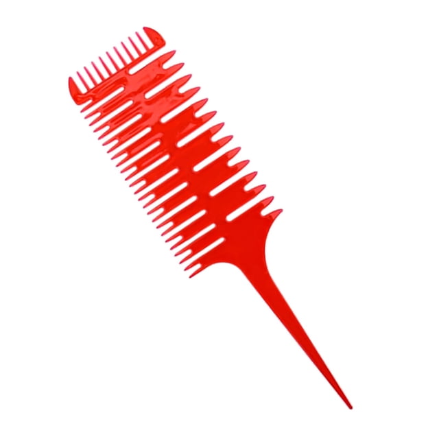 Peines para mujer, peines de doble cara, peine de dientes finos y anchos para resaltar, peine de peluquería, herramienta para el cabello, peine para teñir el cabello