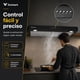 thumbnail image 3 of Campana Extractora Negra Cocina 76 Cm Gabinete Acero Inox, 3 of 7