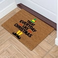 thumbnail image 3 of 1Pc Christmas Welcome Coir Doormat 16 x 24 Inch Funny Xmas Porch Decor Mat Non Slip Natural Fiber Coir Front Doormat Decor for Holiday Home Indoor Outdoor Gift(Funny), 3 of 3