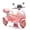 Pink, variant on HappyToysWorld 12V Kids Electric Motorcycle with Flip-Up Adult Seat, Dual Motor 3-Wheel Ride On Car for 2, Oversized Trunk & Storage Hooks, Bluetooth Music, LED Lights, Safe for Ages 3+