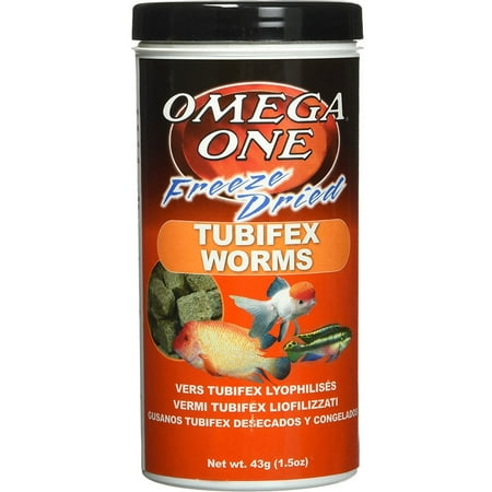 OMEGA ONE Freeze Dried Tubifex Worms