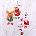 thumbnail image 1 of 4 piezas de adornos navideños, adornos colgantes de Papá Noel, adornos para árboles de Navidad, artículos de uso diario navideños, adornos colgantes para árboles de Navidad, 1 of 5