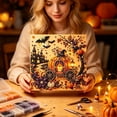 thumbnail image 6 of Ailaofu Halloween Diamond Art Kits for Adults Spooky Pattern Fall Home Wall Decor Craft Project and Holiday Activity, 6 of 7
