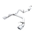 thumbnail image 3 of 2021+ Ford Bronco 0FG Dual Rear Exit Exhaust w/Chrome Silver Tips & Bash Guard AWE Tuning 3015-32456, 3 of 10