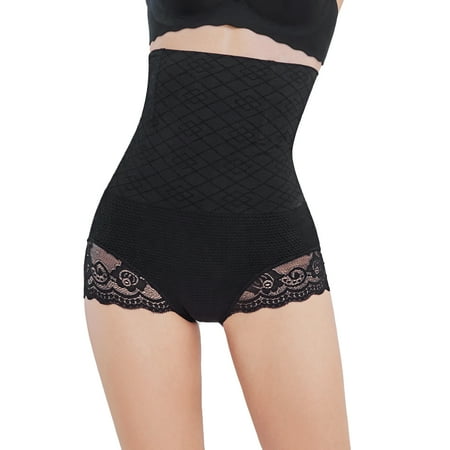 

Irisnaya Women s Underwear Butt Lifter Tummy Control Shapewear Slimming High Waist Panty Firm Body Shaper Seamless Panties(Black M-L)