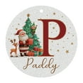 thumbnail image 2 of Yunuuuoa Personalized Christmas Tree Ornaments Alphabet Pendant DIY Xmas Decorations Custom Letter Hanging Decor for Holiday Party Home Decorations, 2 of 5