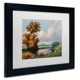 thumbnail image 2 of Trademark Fine Art "Landscape Next to Heaven" Canvas Art by Daniel Moises, White Matte, Black Frame, 2 of 4
