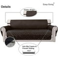 thumbnail image 3 of Easy-Going Reversible Sofa Slipcover Water Resistant Couch Cover, Sofa Size, Chocolate/Beige, 3 of 7