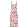 thumbnail image 4 of TaTaai Ladies Trendy Print Round Neck Sleeveless Long Dress Ankle Length Soft Comfy Breathable Casual Daily Dating Vacation Outfits Gift, 4 of 5