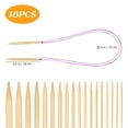 thumbnail image 2 of Minkissy 18 Pcs Circular Knitting Needles Set Assorted Colors for Beginners and Professionals Knitting Supplies, 2 of 8
