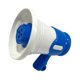 thumbnail image 4 of Altavoz de megáfono portátil mini bullhorn juguete liviano mega bullhorn amplificador portátil para entrenadores de porristas deportivos al aire libre azul, 4 of 8