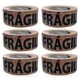 thumbnail image 1 of Cinta Empaque Navitek Leyenda Fragil Canela Letras Negras 48mm x 150m 6 Piezas, 1 of 6