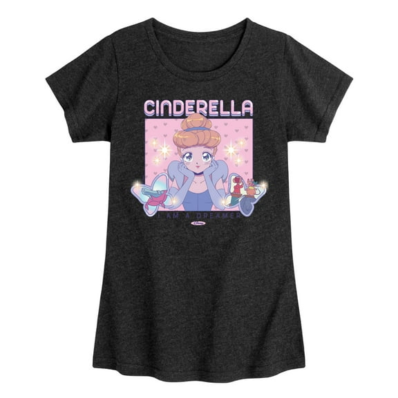 Disney Princess - Cinderella I Am A Dreamer - Toddler & Youth Girls Short Sleeve T-Shirt
