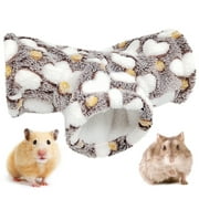 Bangcool Hamster Tunnel Bed Warm Plush Soft Hamster Tube Toy 3-Way Small Animal Tunnel