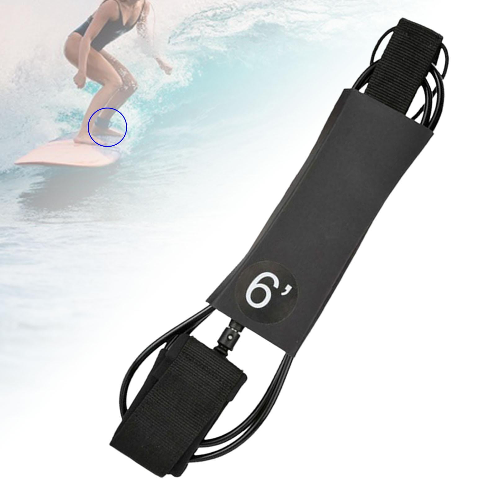 Accessoire Paddle Laisse De Surf 7mm - 10 Pieds - Sangle Cheville Réglable - Sécurité Planche Surf, SUP, Longboard Accessoire Surf